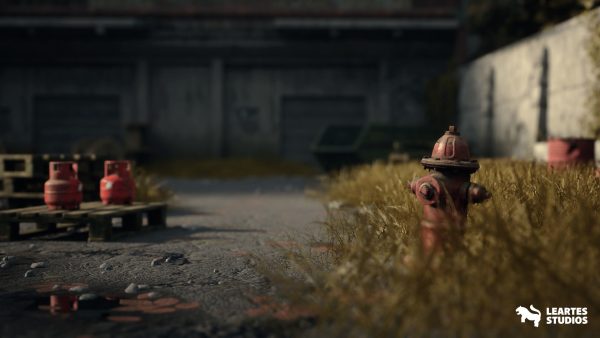 Abandoned Industrial Factory Environment