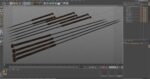 Acupuncture Needles Set Gold