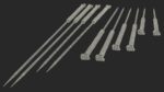 Acupuncture Needles Set Gold
