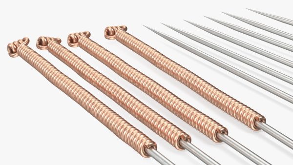 Acupuncture Needles Set Gold