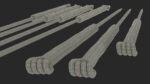 Acupuncture Needles Set Gold
