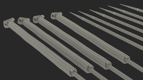 Acupuncture Needles Set Gold