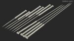 Acupuncture Needles Set Gold