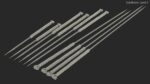 Acupuncture Needles Set Gold