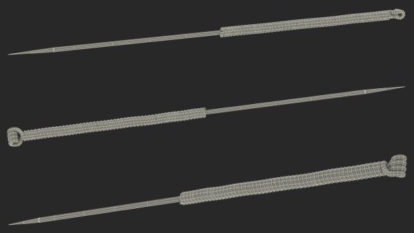 Acupuncture Needles Set Gold