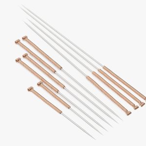 Acupuncture Needles Set Gold