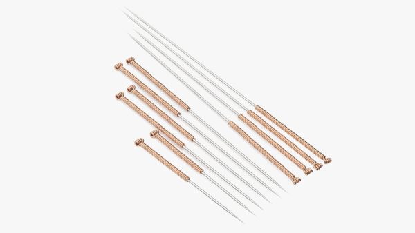 Acupuncture Needles Set Gold