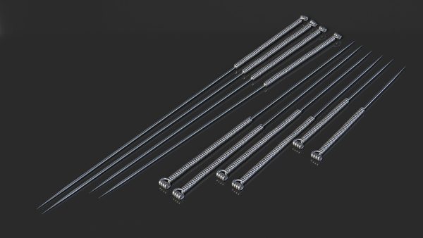 Acupuncture Needles Set Silver