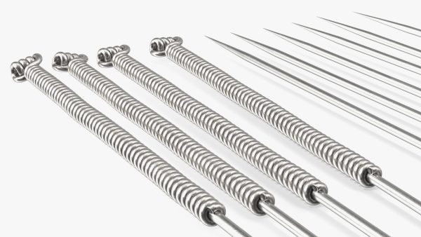 Acupuncture Needles Set Silver