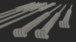 Acupuncture Needles Set Silver
