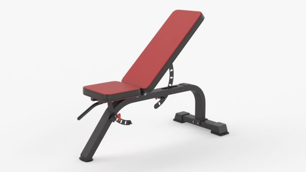 Adjustable flat weight bench 03