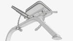 Adjustable flat weight bench 03