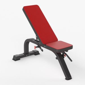 Adjustable flat weight bench 03