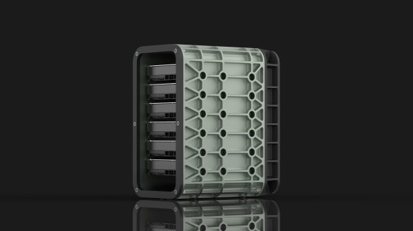AERO SPACE HARD DRIVE ENCLOSURES - SSD - HDD - 4 OR 6 DRIVE