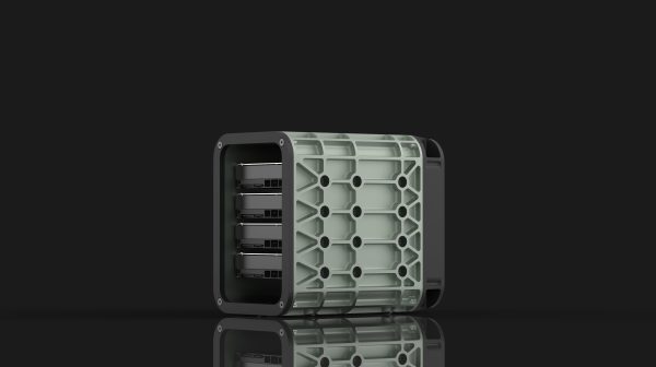 AERO SPACE HARD DRIVE ENCLOSURES - SSD - HDD - 4 OR 6 DRIVE
