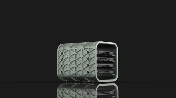 AERO SPACE HARD DRIVE ENCLOSURES - SSD - HDD - 4 OR 6 DRIVE