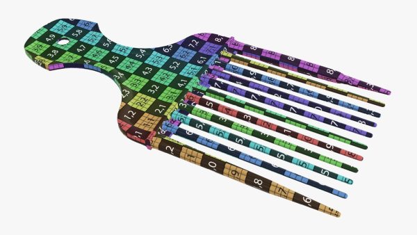 Afro pick hairdresser hair comb