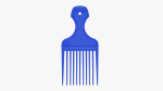 Afro pick hairdresser hair comb