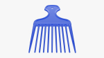 Afro pick hairdresser hair comb
