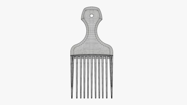 Afro pick hairdresser hair comb