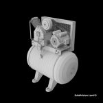Air Compressor Stationary 40 gallon Single Phase