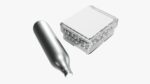 Air pistol bullet box and gas cylinder