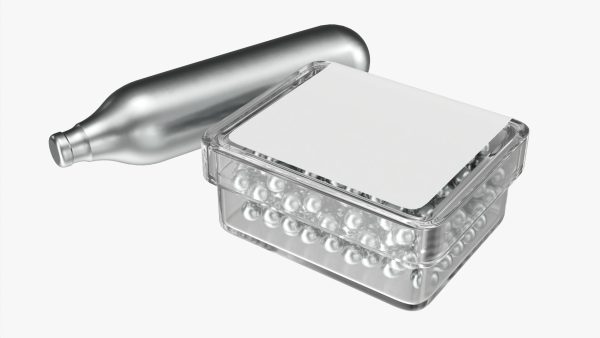 Air pistol bullet box and gas cylinder