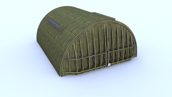 Aircraft Shelter Low Poly - Seamless textures