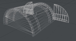 Aircraft Shelter Low Poly - Seamless textures