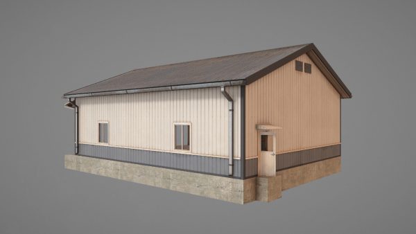 Airfield Hangar 12m Vr2 DARK
