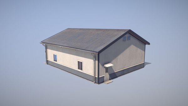 Airfield Hangar 12m Vr2 DARK