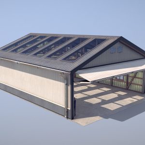 Airfield Hangar 12m Vr2 DARK