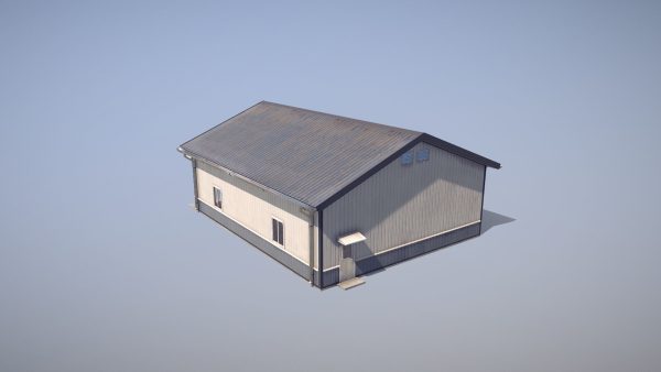 Airfield Hangar 12m Vr2 DARK