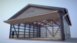 Airfield Hangar 12m Vr2 DARK