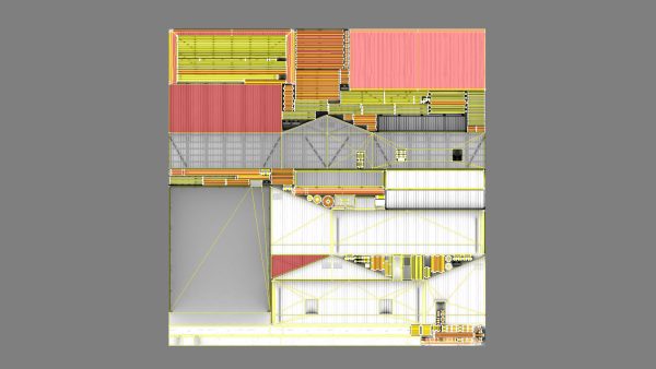 Airfield Hangar 12m Vr2 DARK