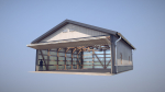 Airfield Hangar 12m Vr2 DARK