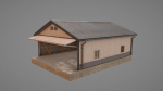 Airfield Hangar 12m Vr2 DARK