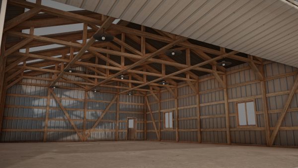 Airfield Hangar 12m Vr2 DARK