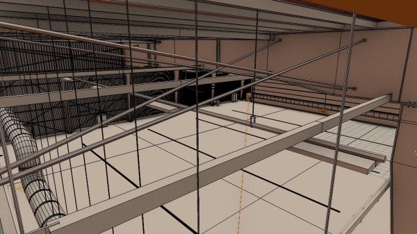 Airplane Hangar Interior 1