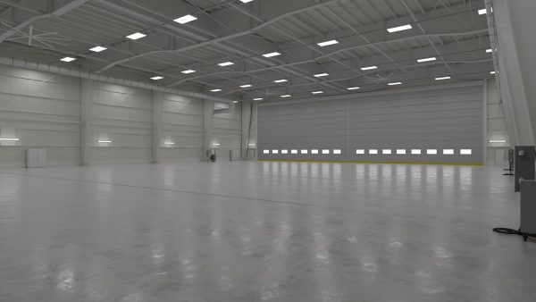 Airplane Hangar Interior 1