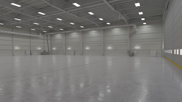 Airplane Hangar Interior 1
