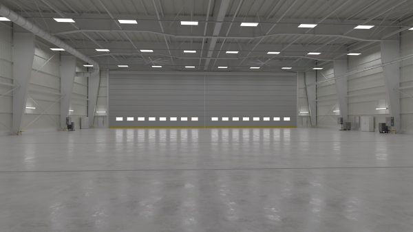 Airplane Hangar Interior 1