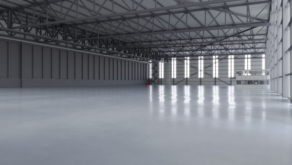 Airplane Hangar Interior 2