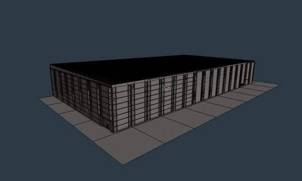 Airplane Hangar Interior 2