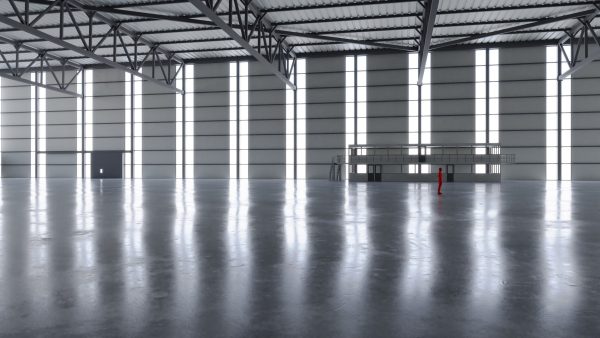 Airplane Hangar Interior 2