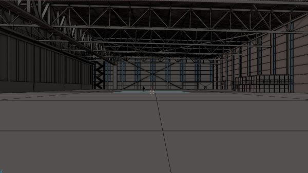 Airplane Hangar Interior 2