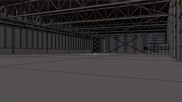 Airplane Hangar Interior 2