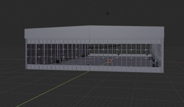 Airplane Hangar Interior 4