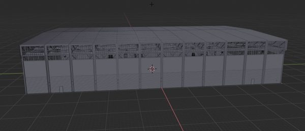 Airplane Hangar Interior 4