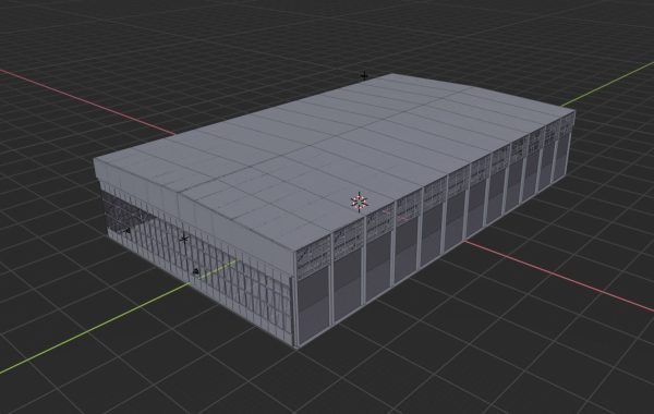 Airplane Hangar Interior 4